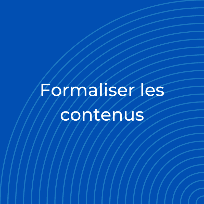 Formaliser Contenus Adalant